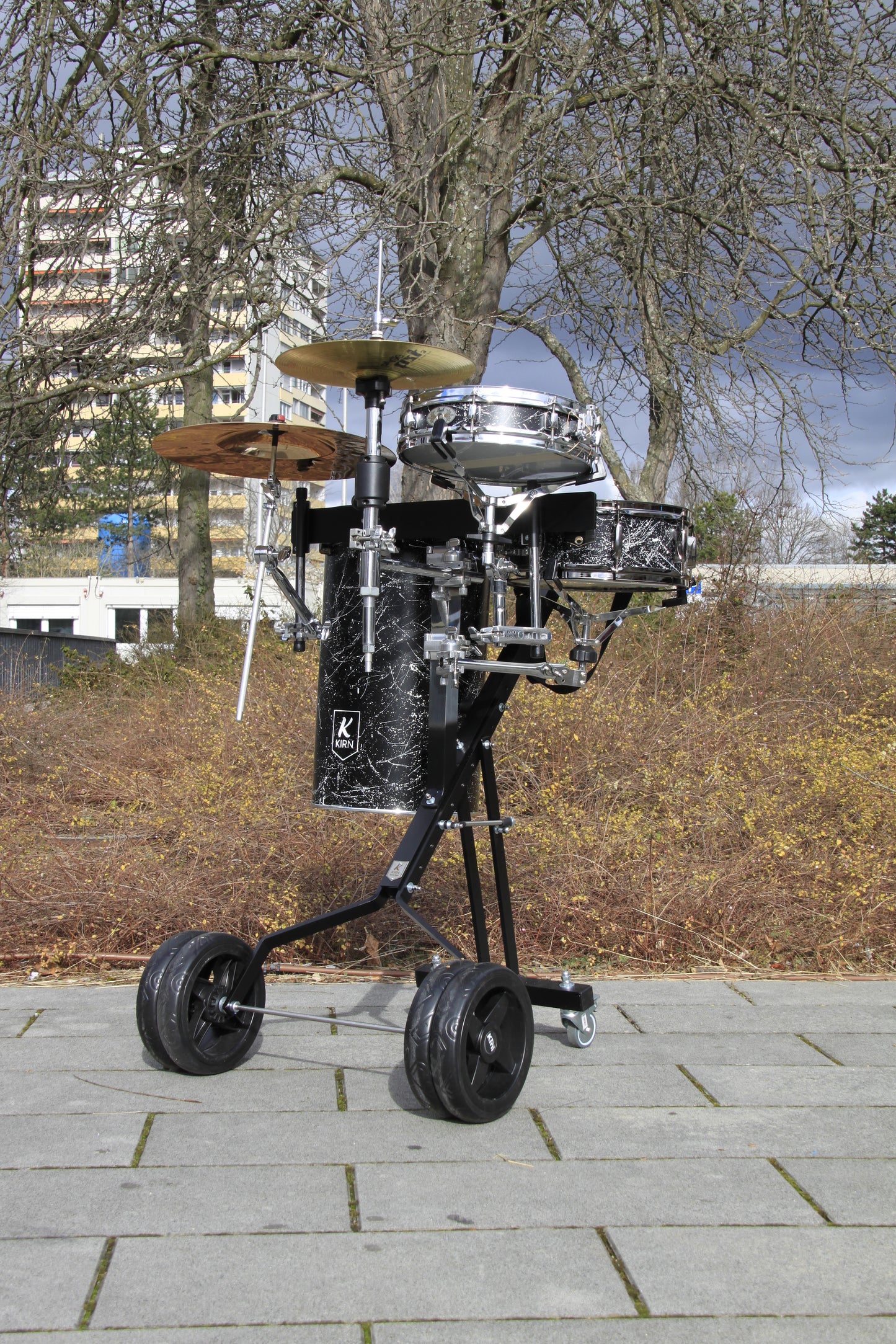 Schlagzeugwagen | White Splash