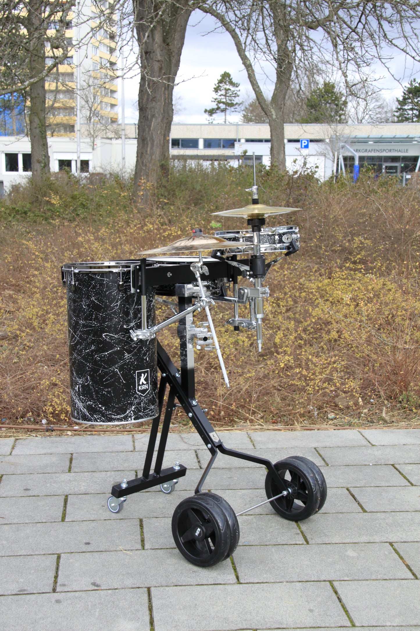 Schlagzeugwagen | White Splash